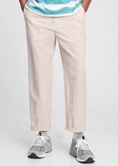 Relaxed Taper E-Waist Pants with GapFlex