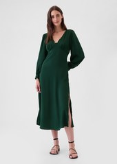 Gap Satin Empire Midi Dress