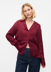 Gap Satin Relaxed Shirt