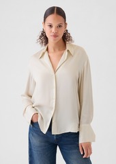 Gap Satin Relaxed Shirt