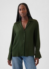 Gap Satin Relaxed Shirt