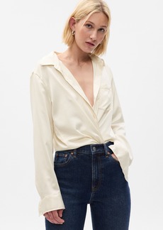 Gap Satin Shirt