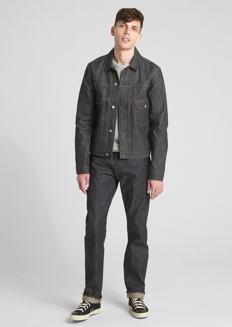 gap selvedge jacket