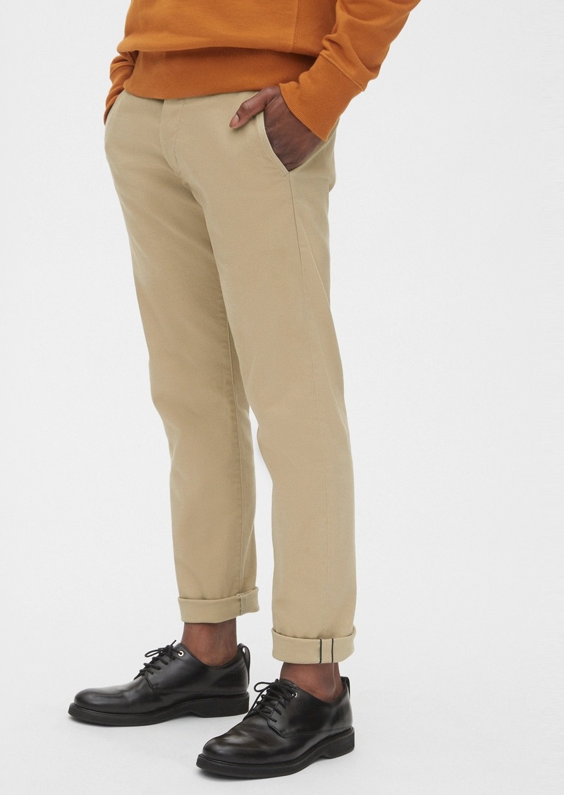 gap selvedge khaki