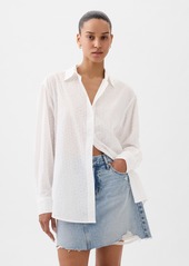 Gap Sheer Floral Big Shirt