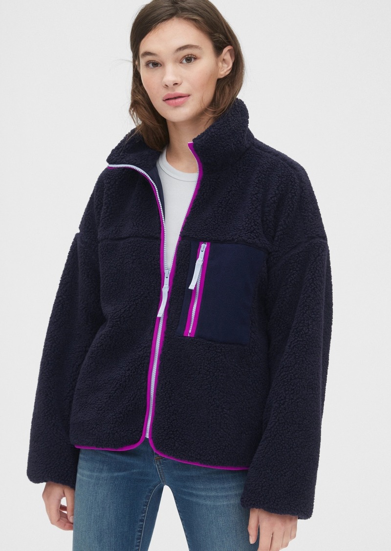 gap sherpa jacket