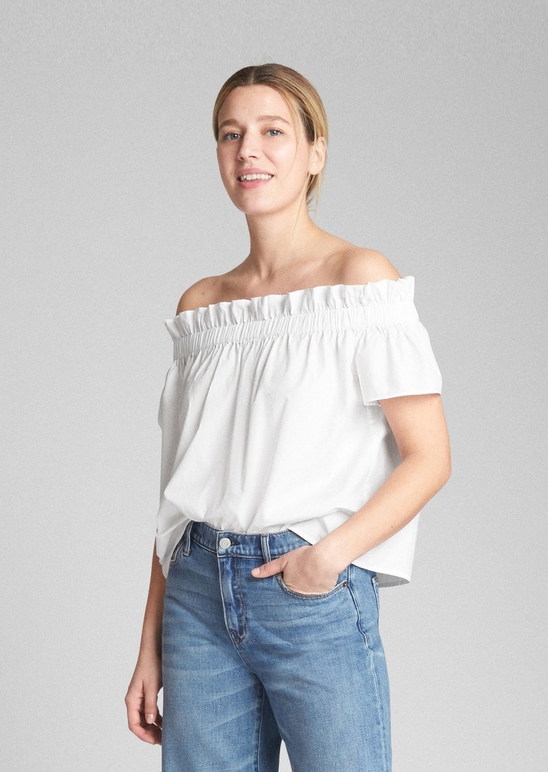 gap off the shoulder top