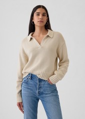 Gap Shrunken Polo Shirt Sweater