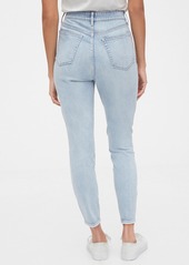 Gap Sky High Destructed Curvy True Skinny Ankle Jeans with Secret Smoothing Pockets