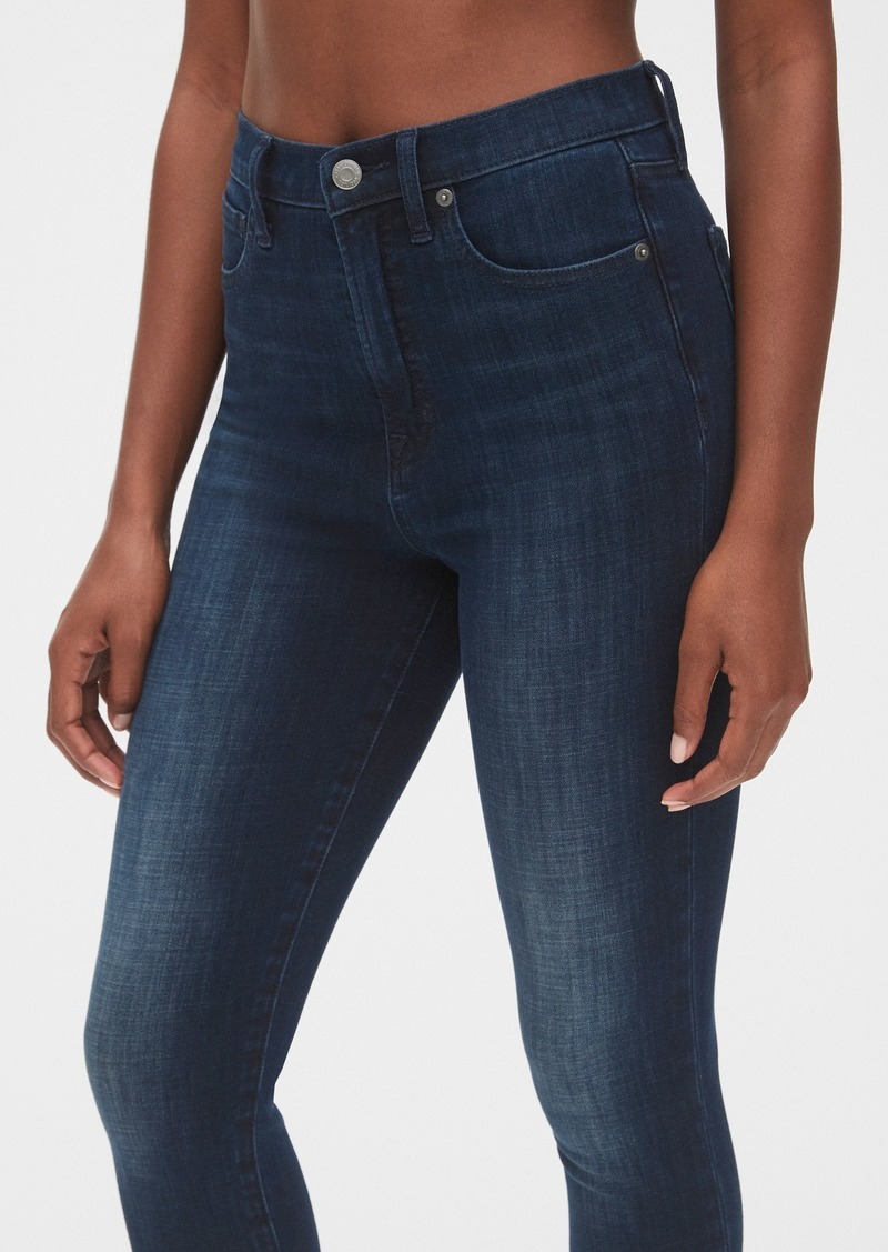 sky high distressed true skinny jeans with secret smoothing pockets