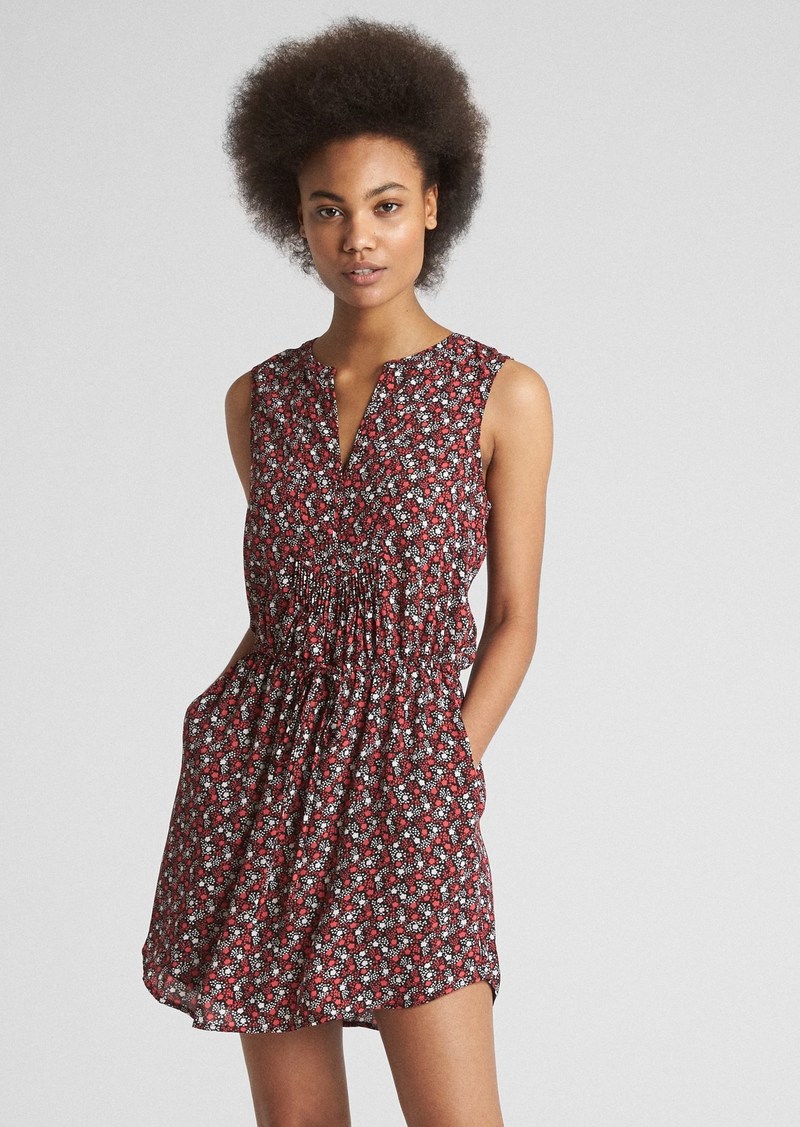 gap sleeveless shirt dress