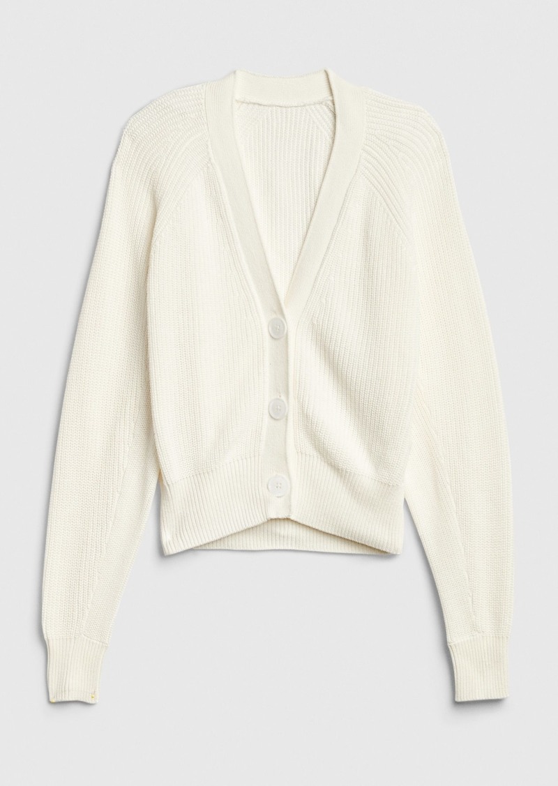 gap slouchy cropped cardigan