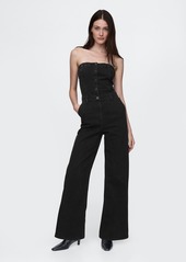 Gap Strapless Denim Jumpsuit