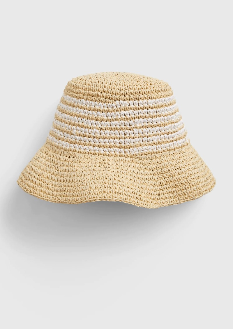 gap straw bucket hat