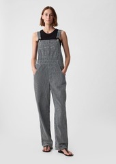 Gap Striped Loose Overalls