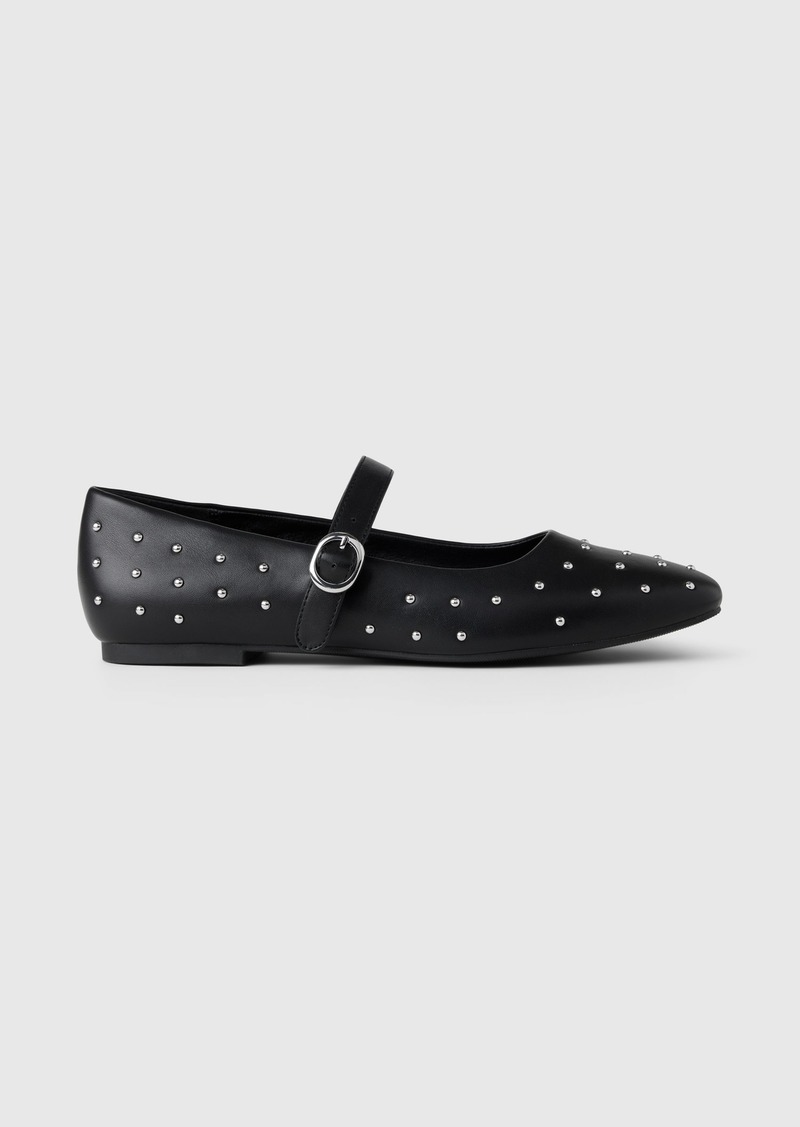 Gap Studded Vegan Leather Ballet Flats