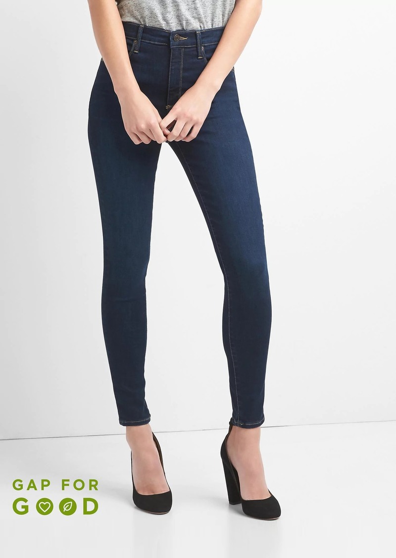 gap true skinny super high rise jeans