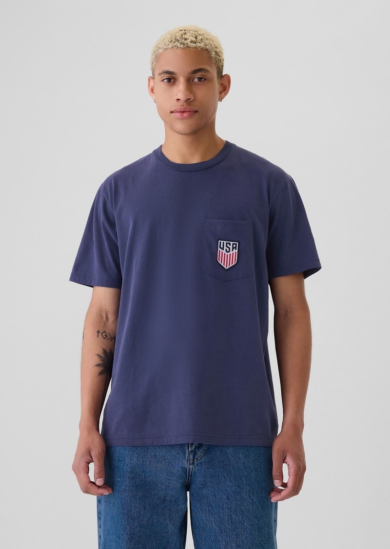 Gap Team USA Graphic Pocket T-Shirt