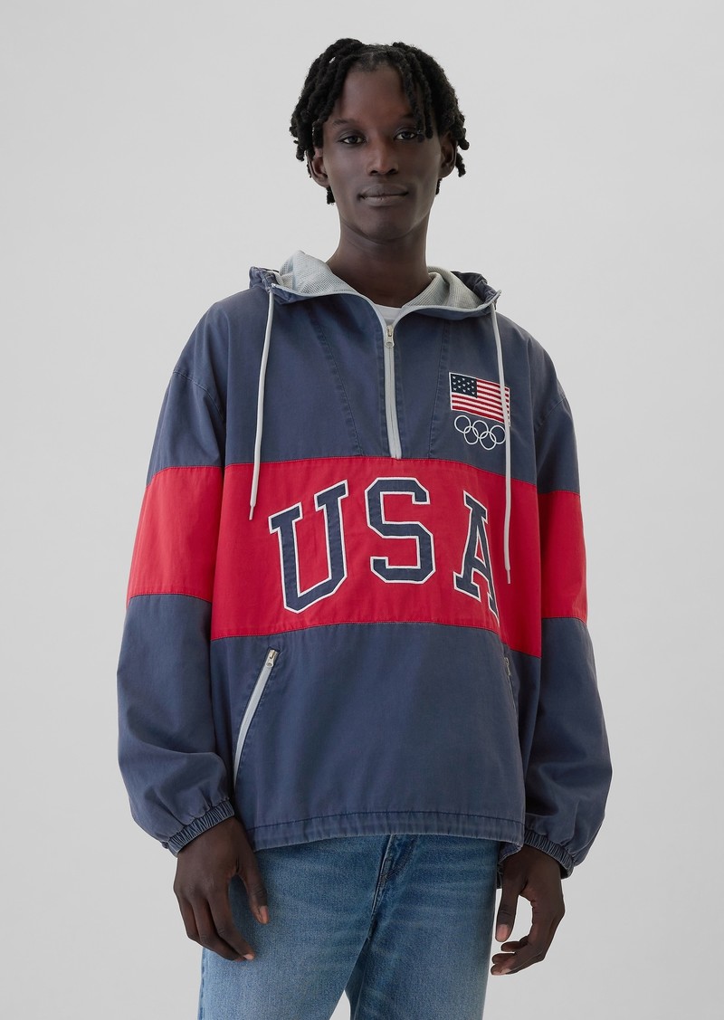 Gap Team USA Oversized Anorak Jacket
