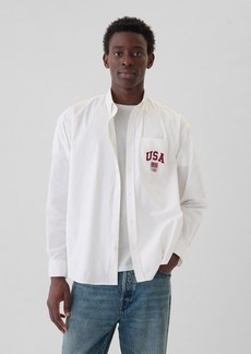 Gap Team USA Oversized Oxford Shirt