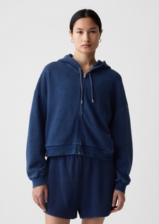 Gap Textured Cropped Hoodie