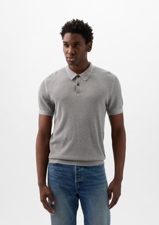 Gap Textured Polo Shirt Shirt