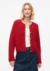 Gap Textured Sweater Jacket