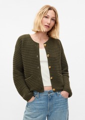 Gap Textured Sweater Jacket