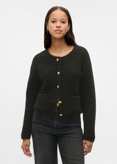 Gap Textured Sweater Jacket