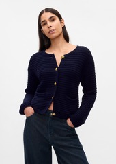 Gap Textured Sweater Jacket