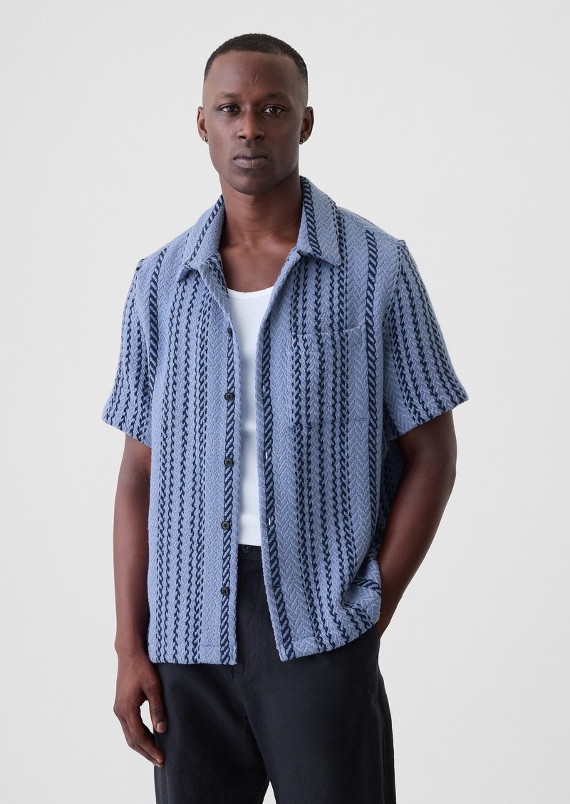 Gap Textured Woven Shirt