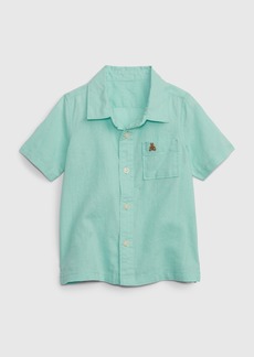 Gap Toddler Linen-Cotton Oxford Shirt