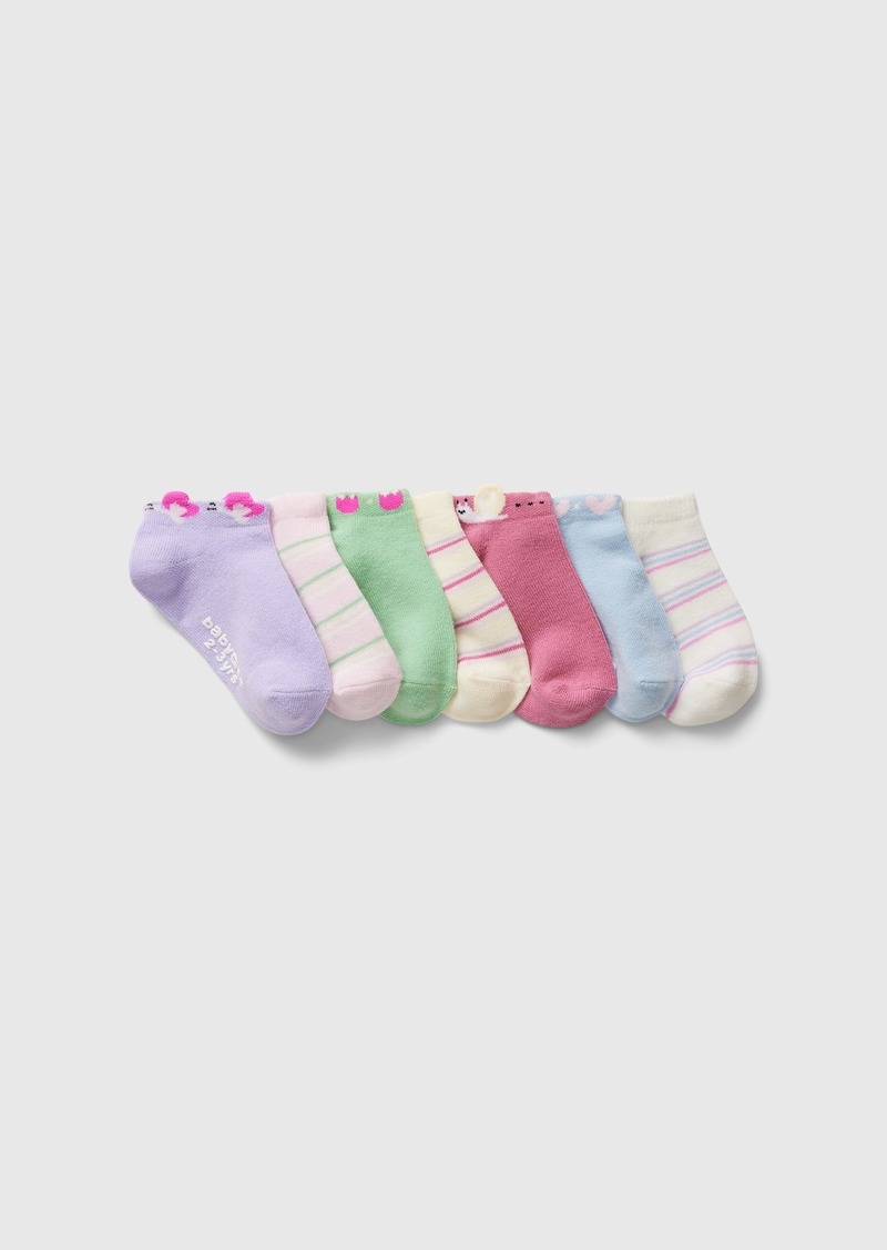 Gap Toddler No-Show Socks (7-Pack)