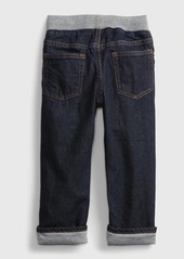 Gap Toddler Pull-On Lined Rib Waist Straight Jeans