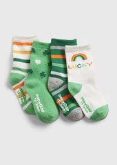 Gap Toddler St. Patrick's Day Crew Socks (4-Pack)