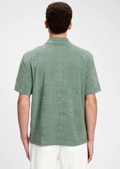 Gap Towel Terry Button-Front Shirt