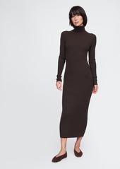 Gap Turtleneck Rib Midi Sweater Dress