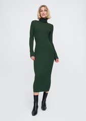 Gap Turtleneck Rib Midi Sweater Dress