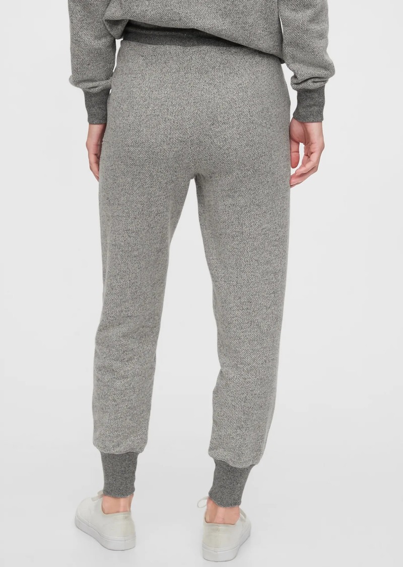 gap tweed joggers