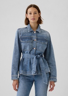 Gap UltraSoft Belted Denim Jacket