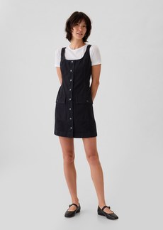 Gap Utility Button Mini Dress