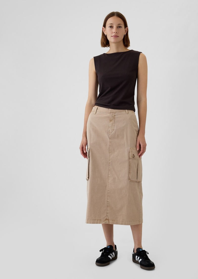 Gap Utility Cargo Midi Skirt