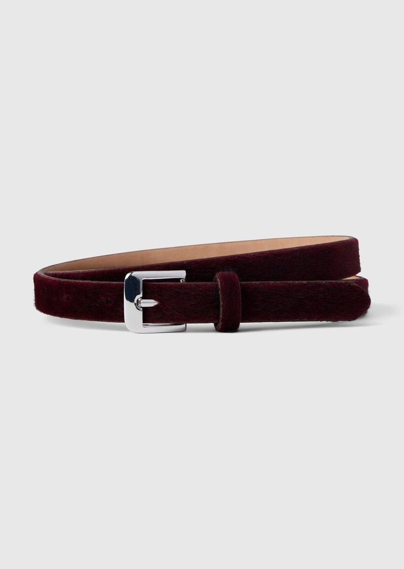 Gap Vegan Calf-Hair Skinny Belt