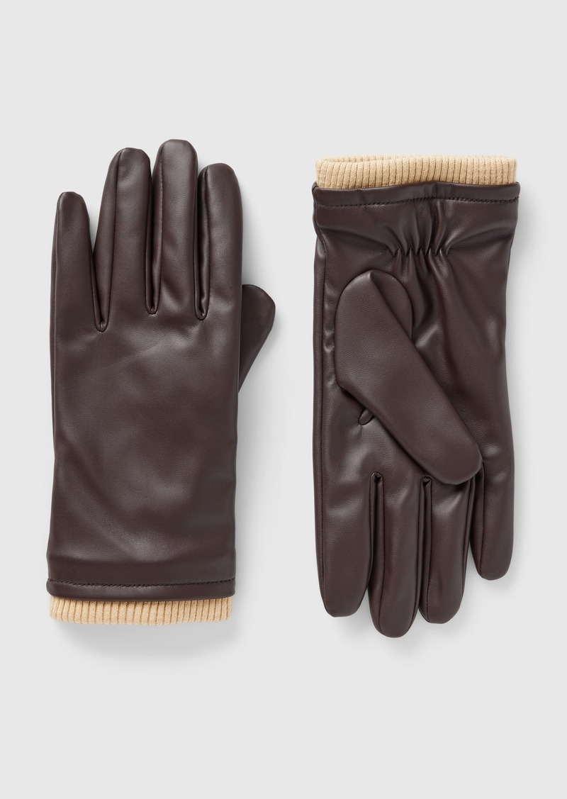 Gap Vegan Leather Gloves