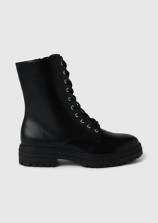 Gap Vegan Leather Moto Boots