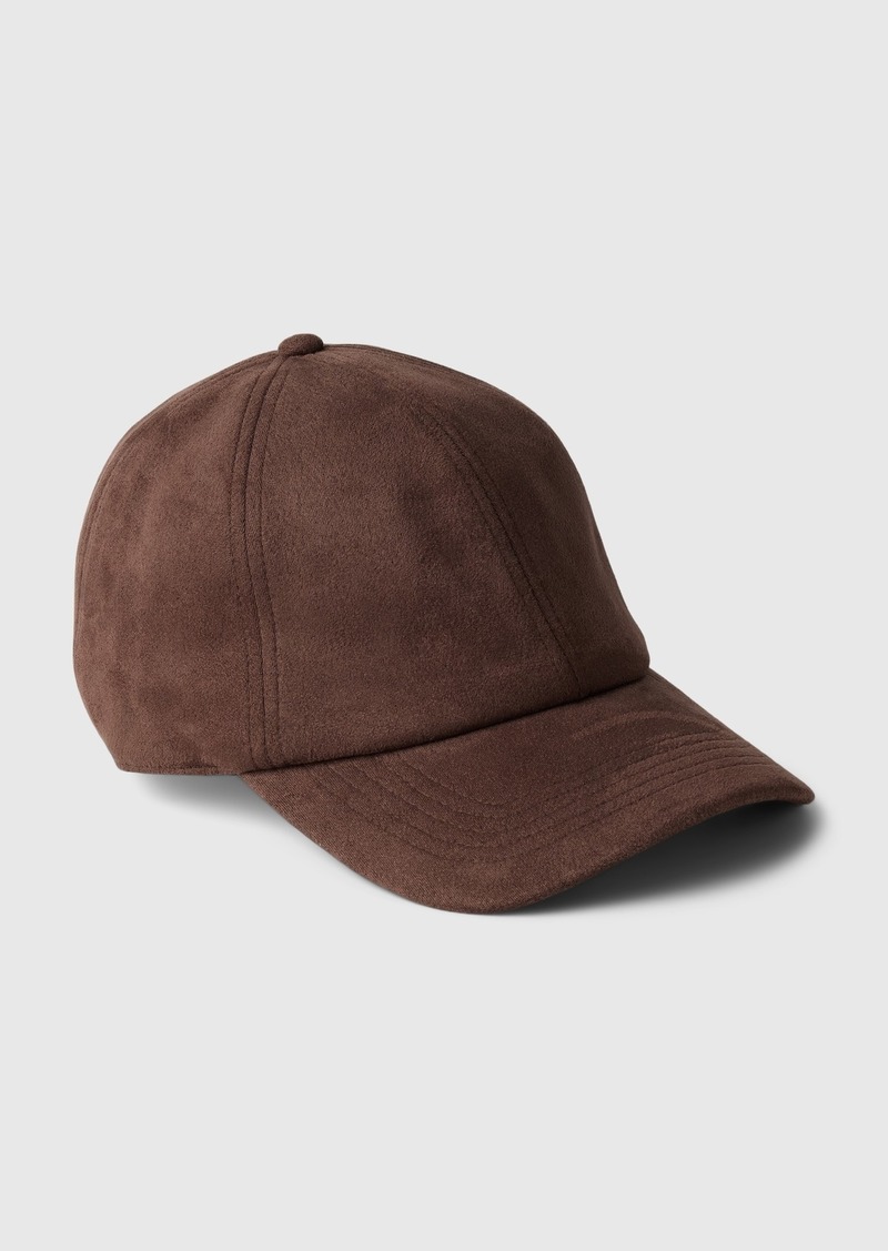 Gap Vegan Suede Baseball Hat