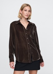 Gap Velvet Relaxed Shirt