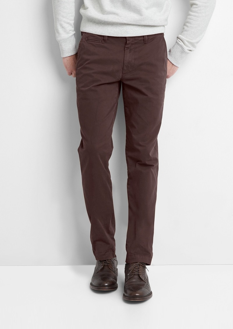 wearlight slim khakis with gapflex