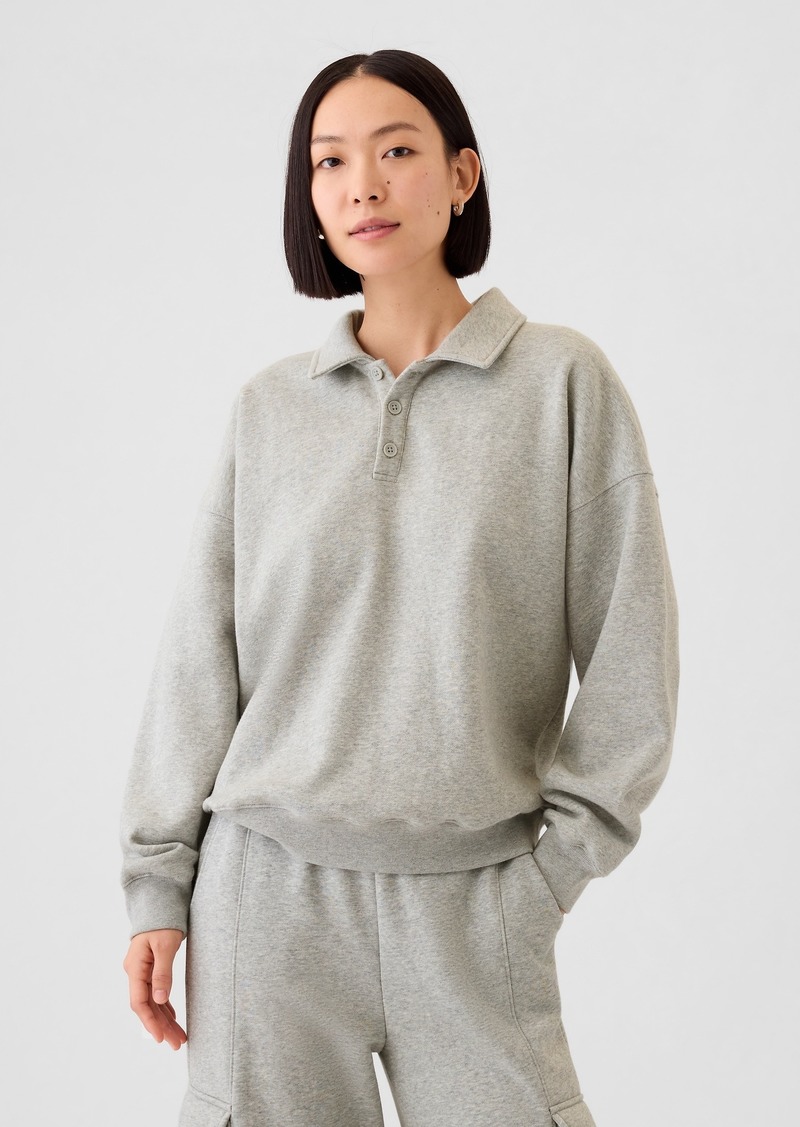 Gap Vintage Soft Polo Shirt Sweatshirt