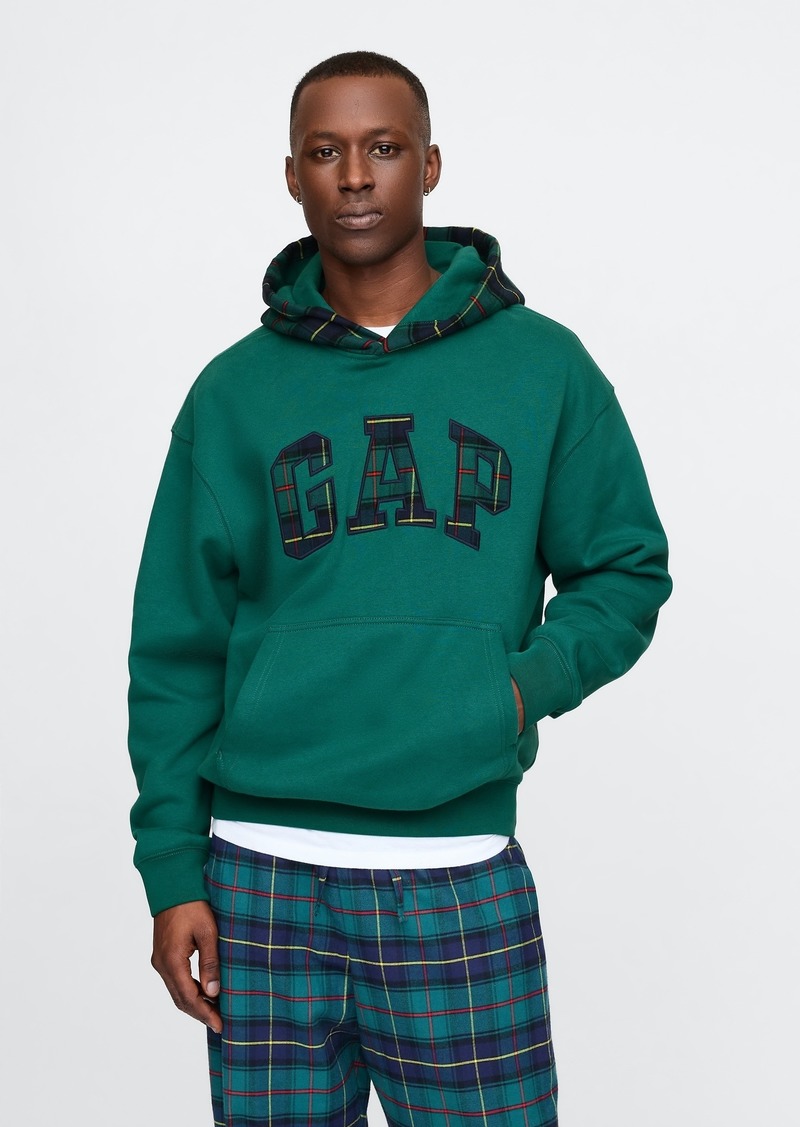 Gap Vintage Soft Striped Logo Hoodie